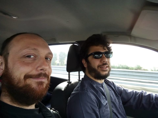 In viaggio verso il salone del libro, ma non fatevi ingannare, Diego si è addormentato poco dopo.